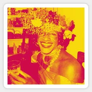 Marsha P Johnson - 2 tone Fabulous Sticker